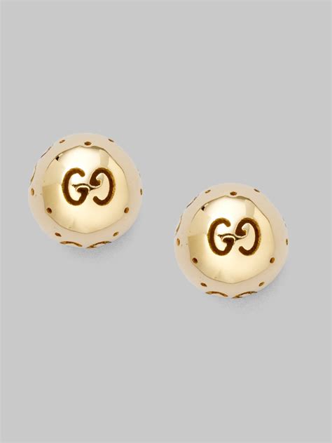 gucci round earrings|authentic Gucci earrings.